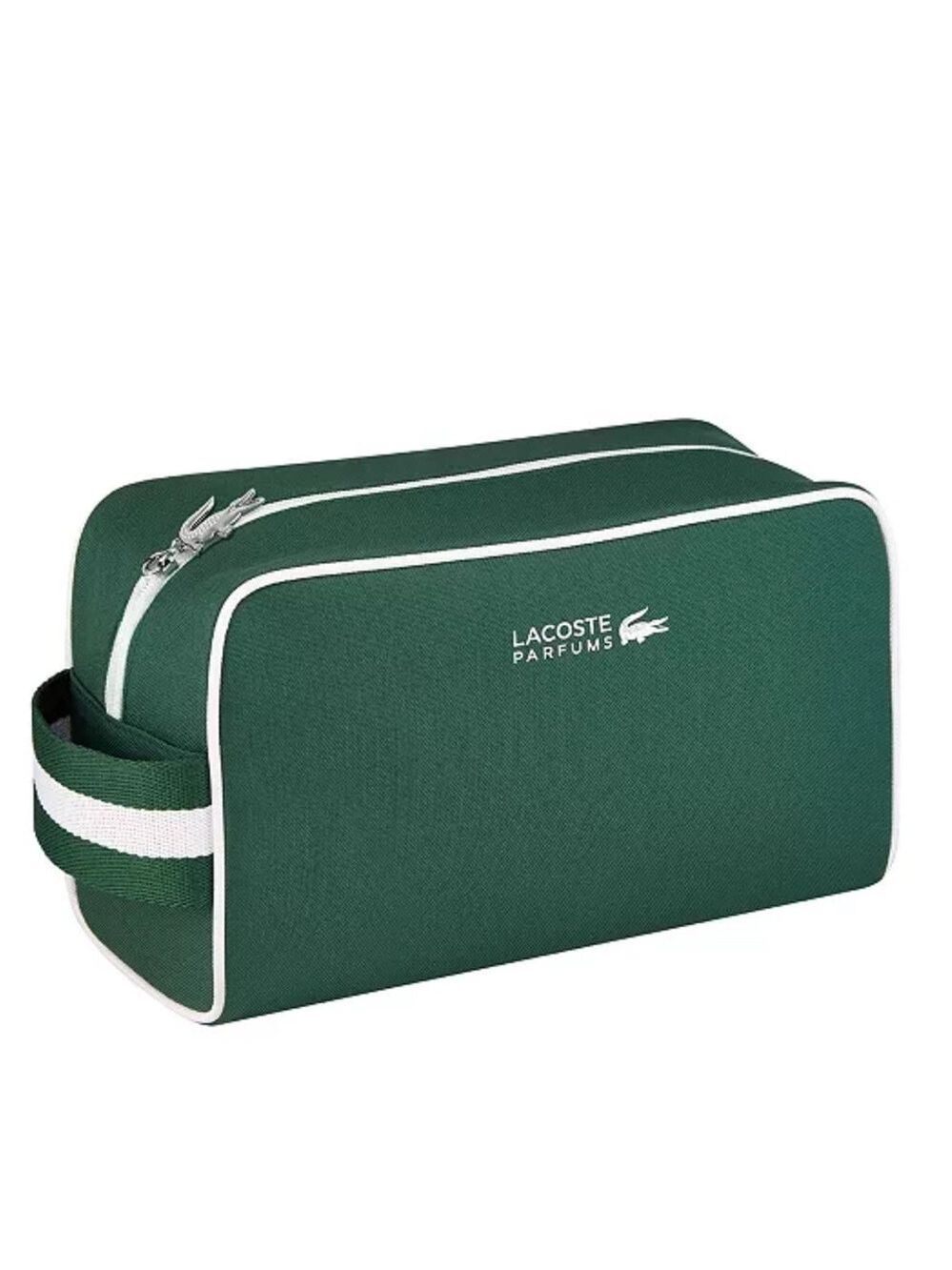Lacoste Parfums Men's Toiletry Pouch Green Medium Authentic